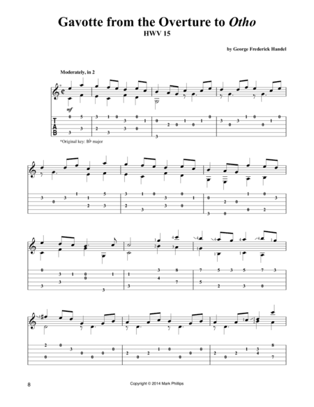 Gavotte from the Overture to Otho (arr. Mark Phillips)