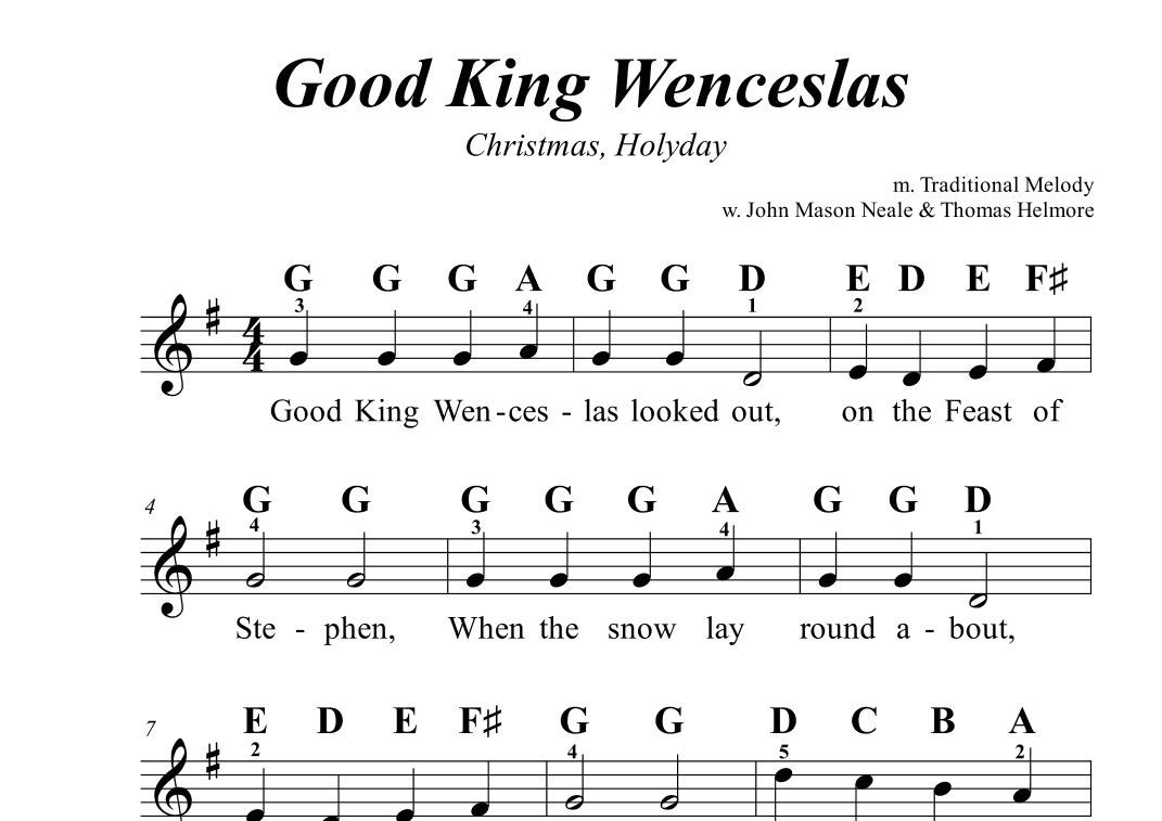 Good King Wenceslas (arr. Avgusta Udartseva)