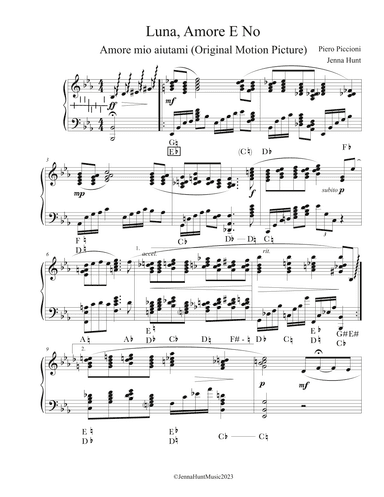 Luna Amore E...no (arr. Jenna Hunt)