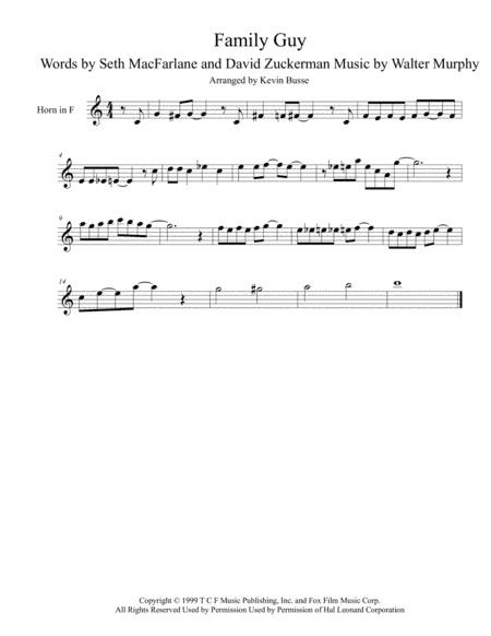 Theme From Family Guy (arr. Kevin Busse)