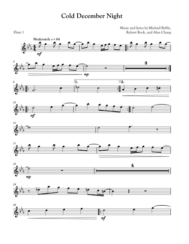 Cold December Night (arr. David Lartey)