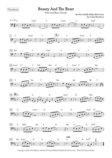 Beauty And The Beast (arr. ACT Bortolucci)
