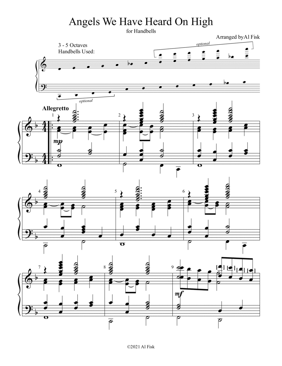 Angels We Have Heard On High (arr. Al Fisk)