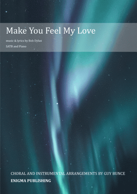 Make You Feel My Love (arr. Guy Bunce)