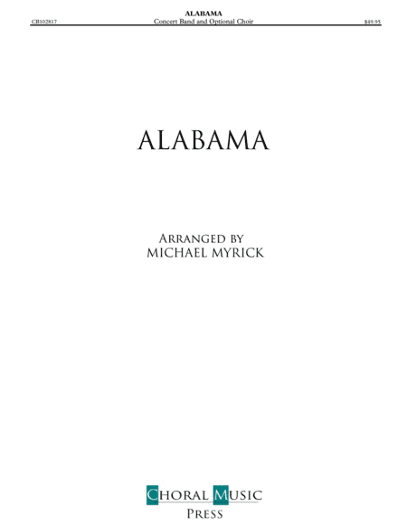 Alabama State Song - Concert Band (arr. MICHAEL MYRICK)