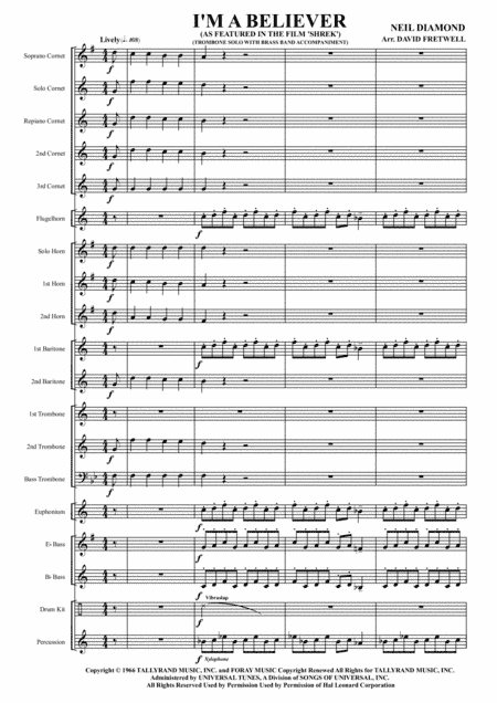 I'm A Believer (arr. David Fretwell)