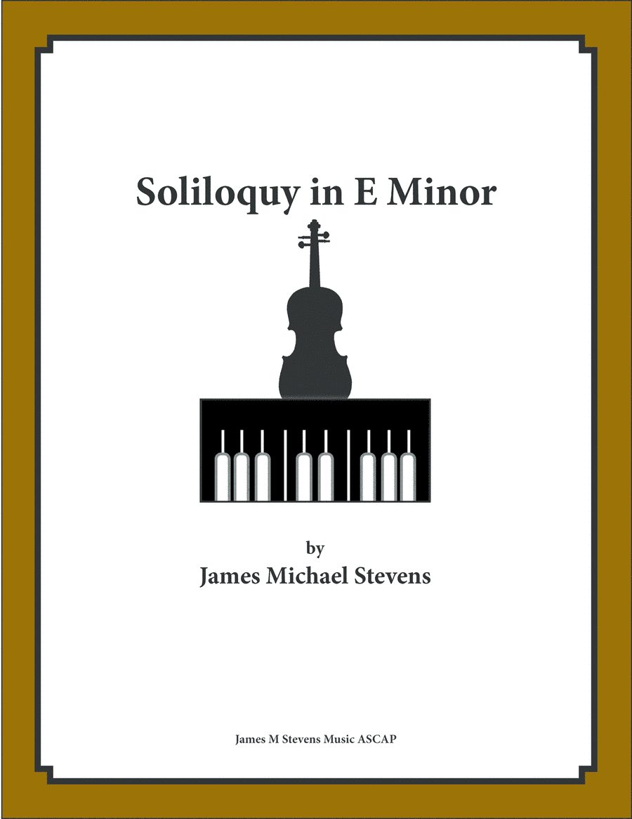 Soliloquy in E Minor - Violin & Piano