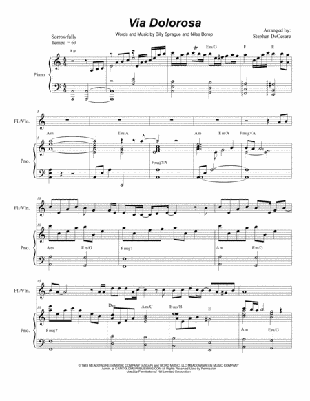 Via Dolorosa (arr. Stephen DeCesare)