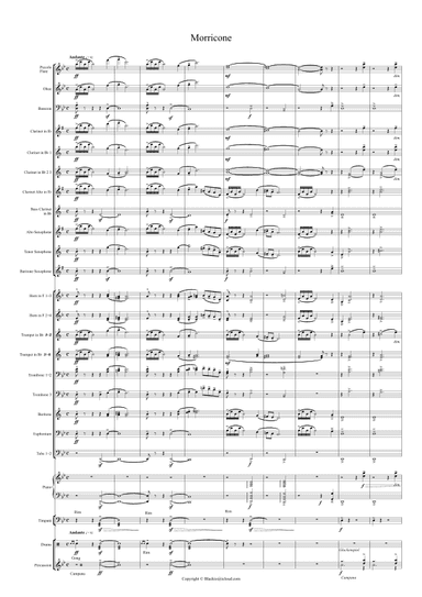 The Ecstasy Of Gold (arr. Blackio@icloud.com)