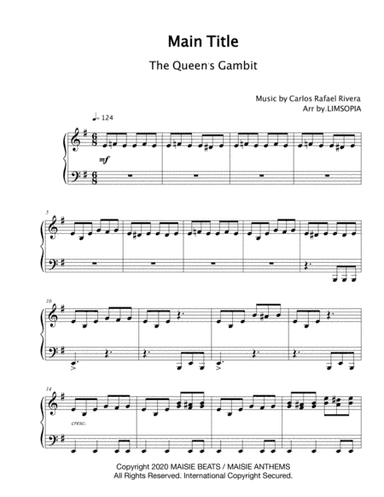 The Queen's Gambit (arr. LIMSOPIA)