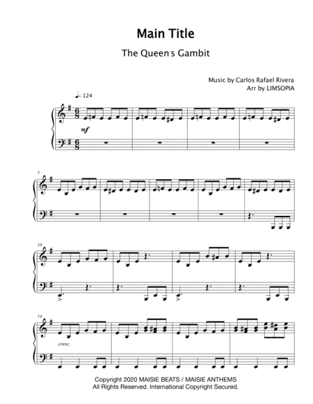 The Queen's Gambit (arr. LIMSOPIA)