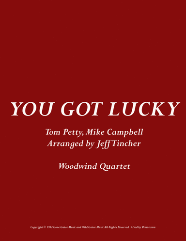 You Got Lucky (arr. Jeff Tincher)
