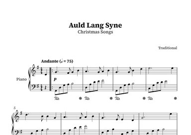 Auld Lang Syne (arr. Guima's Editions)