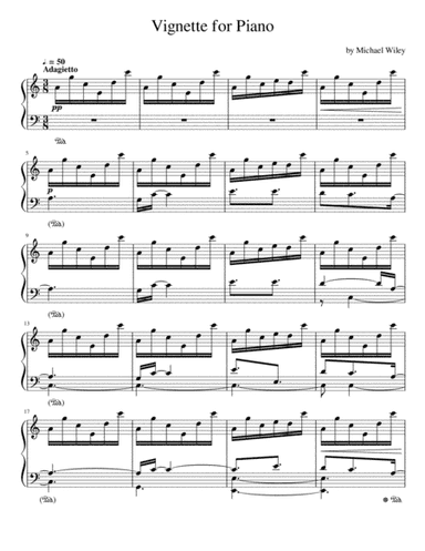 Vignette for Piano
