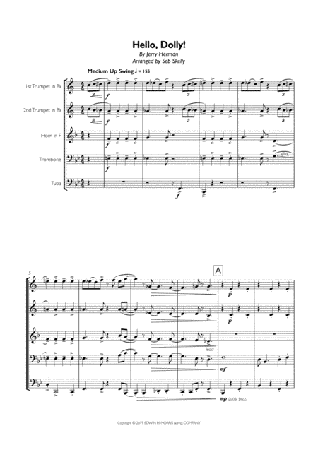 Hello, Dolly! (arr. Seb Skelly)