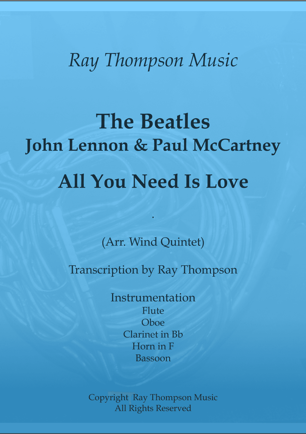 All You Need Is Love (arr. Ray Thompson)