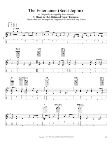 The Entertainer (arr. Larry Preece)