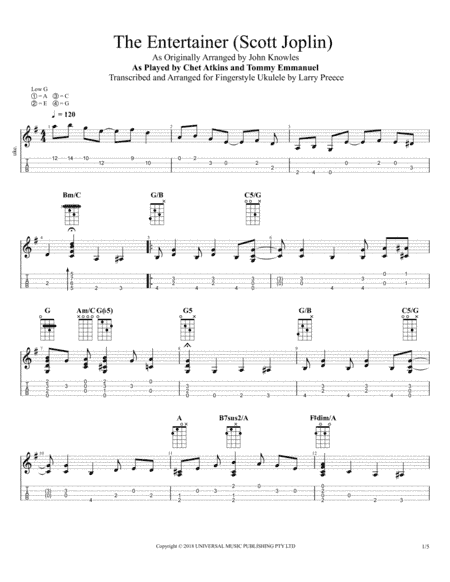 The Entertainer (arr. Larry Preece)