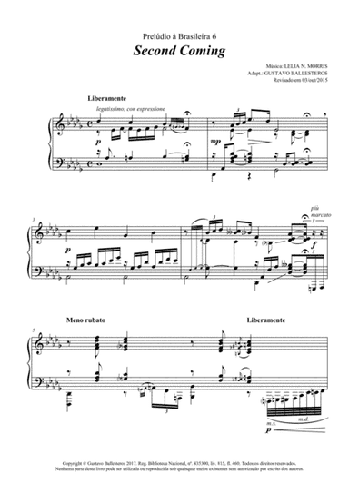 Prelúdio à Brasileira 6 - Second Coming (arr. Gustavo Ballesteros)