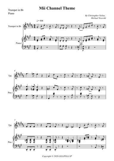 Mii Channel Theme (arr. Wesley S. SIlva)