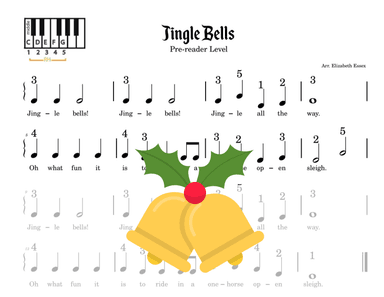 Jingle Bells - Pre-staff Finger Number Notation (arr. Elizabeth Essex)