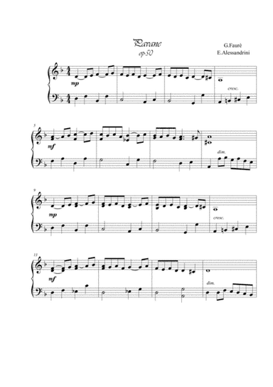 Pavane op.50 (arr. Ester Alessandrini)