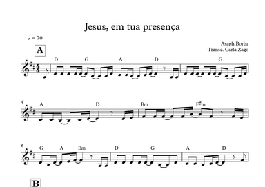 Jesus, em tua presença