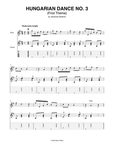 Hungarian Dance No. 3 (First Theme) (arr. Mark Phillips)