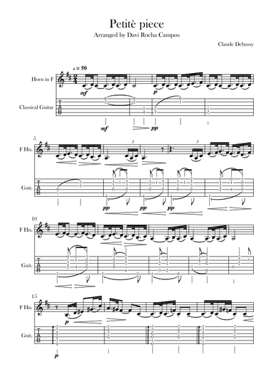 Petitè piece (arr. Davi Rocha Campos)