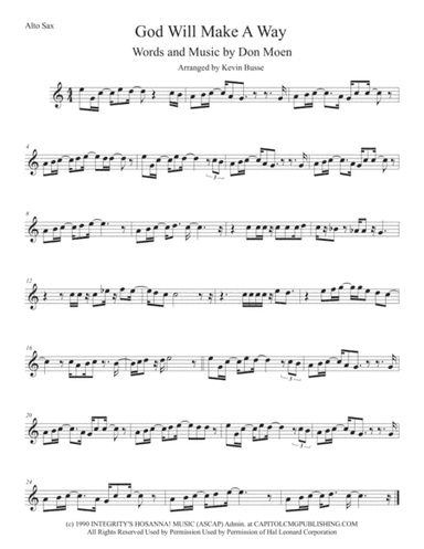 God Will Make A Way (arr. Kevin Busse)