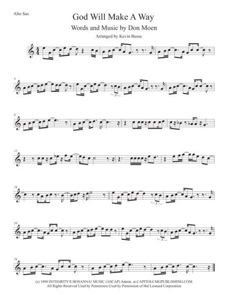 God Will Make A Way (arr. Kevin Busse)
