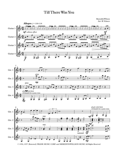 Till There Was You (arr. Benedic Justine Velasco)