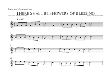 There Shall Be Showers of Blessing (arr. Music: James McGranahan (1883))