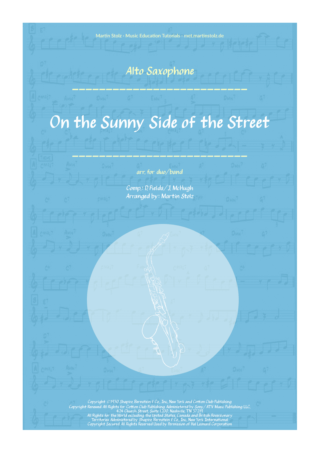 On The Sunny Side Of The Street (arr. Martin Stolz)
