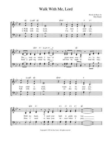 Walk With Me Lord