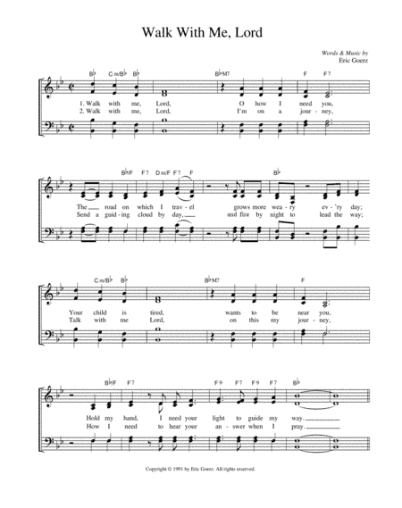 Walk With Me Lord