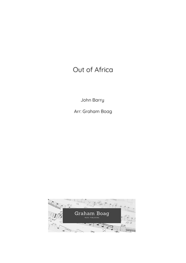 Main Title - Out Of Africa (arr. Graham Boag)