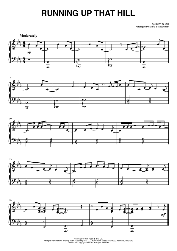 Running Up That Hill (arr. Mario Stallbaumer)