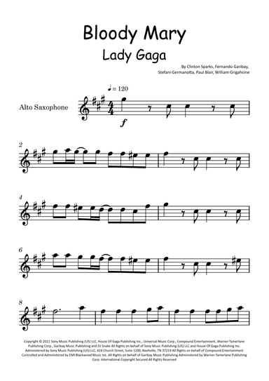Bloody Mary (arr. Glauco Fernandes)