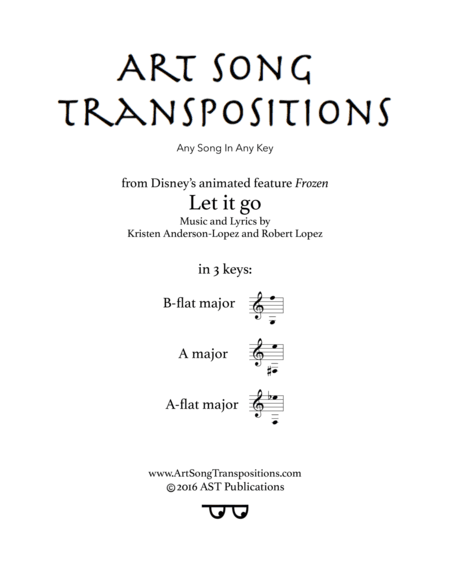 Let It Go (from Frozen) (arr. AST Publications)