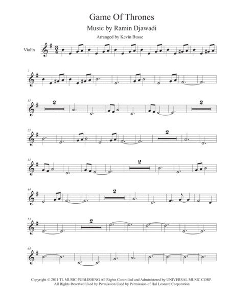 Game Of Thrones (arr. Kevin Busse)