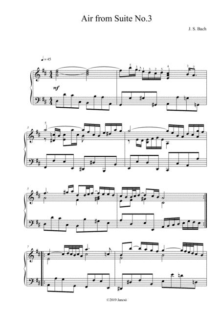 Air on the G String (arr. Thomas Jancso)