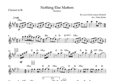 Nothing Else Matters (arr. Fabio Britto)