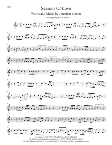 Seasons Of Love (arr. Kevin Busse)
