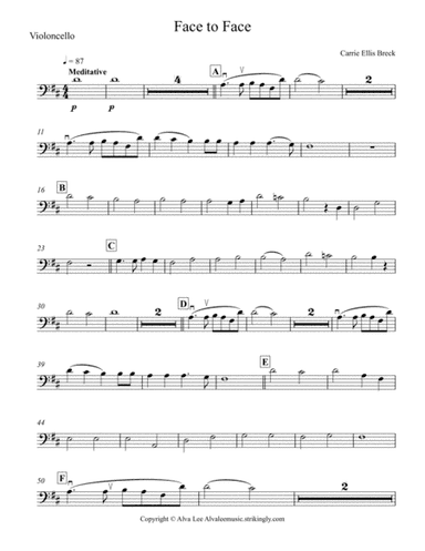Face to FAce (arr. Alva Lee)