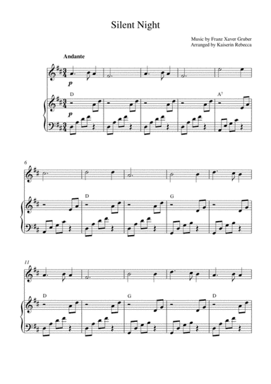 Silent Night (arr. Kaiserin Rebecca)