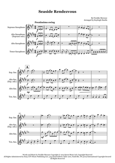 Seaside Rendezvous (arr. Kayleigh Huelin)