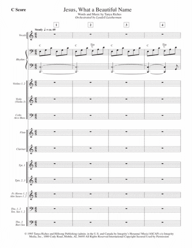 Jesus What A Beautiful Name (arr. Lyndell Leatherman)