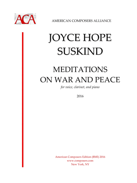 [Suskind] Meditations on War and Peace