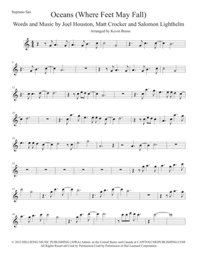 Oceans (Where Feet May Fail) (arr. Kevin Busse)